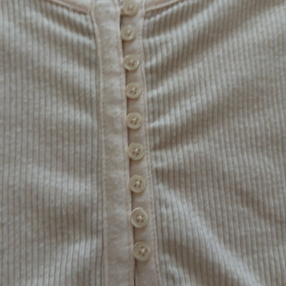 Urban Outfitters Pink Ribbed Long Sleeve Small - Picture 3 of 4